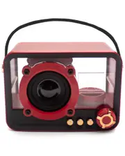 ZTECH Transparent Wireless Bluetooth Speaker with RGB Lighting & TF Card