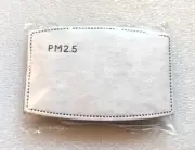 PM 2.5 Filters for Face Mask Activated Carbon Replacement Filter 10 Pack Sealed