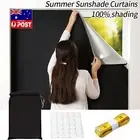 Blackout Curtains Portable Blackout Blinds Waterproof Window Shades DIY Curtain