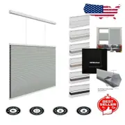 Cordless Blackout Cellular Shades - 1.5'' Pleated Top Down Bottom Up 29''x72''