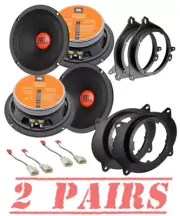 4 JBL 6.5" 300 Watt Midrange Front & Rear Car Speakers for 2007-20 Toyota Tundra