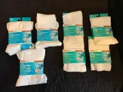 CVS Firm & Light Support Compression Socks Calf Length Size L/XL Lot OF 7 NEW