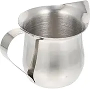 Homoyoyo Stainless Steel Milk Frothing Jug Espresso Steaming Pitcher for Creamy Lattes Quick Clean Durable Cup for Daily Use Kitchen Coffee Preparation