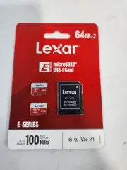 Lexar 64GB Micro SD Card, MicroSDXC UHS-1 Flash Memory Card