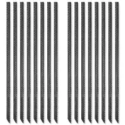 16" Rebar Stakes 16pcs Heavy Duty Metal Ground Anchors for Tent Support