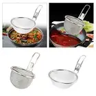 Fine Wire Mesh Food Strainer Multifunction Pasta Basket with Handle Sieve
