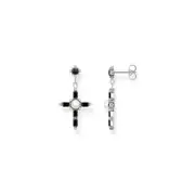 Buy Romance Earrings Black Cross by Thomas Sabo online - THOMAS SABO Australia