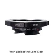 XPimage Locking adapter for EF Mount Lens to Leica M mount M9P M10P M240P Camera