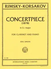 Rimsky-Korsakov - Concertpiece (1878) in Eb major for Bb Clarinet & Piano - IM..