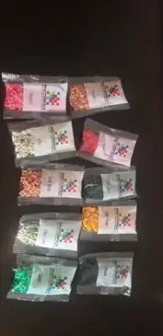 Phototbrick Build Your Memories, Multi Color Bricks,100 Packages Mosaic Bricks.