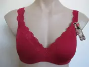 Berlei Ladies Barely There Luxe Contour Underwire Bra sizes 10A 10B 10C 10D Red