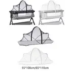 Baby Crib Net Breathable Canopy Universal Removeable Portable Cot Netting Cover