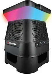 Monster Solar X Outdoor Wireless Solar Powered High End Bluetooth Speaker - NEW