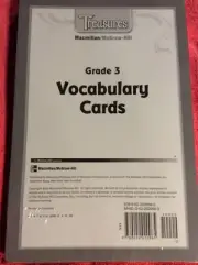 VOCABULARY CARDS SEALED GRADE 3 CALIFORNIA'S TREASURE MACMILLAN MCGRAW-HILL