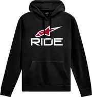 Alpinestars Ride V3, hoodie , color: Black/White/Red , size: M