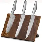 4Pcs TURWHO Kitchen Knife Block Set German Steel Santoku Slicing Bread Knife Set