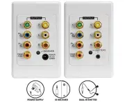 PRO2 PRO1254D Audio Video and Component + IR Cat5 Extender Kit Suit Clipsal Distributes Your AV Signals Via Economical Cat5 Cable AUDIO VIDEO &