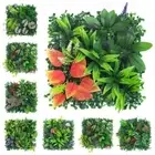 DIY Artificial Plant Wall Panel Eternal Life Artificial Fern Grass Wedding