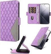 Compatible with Samsung Galaxy A13 Lite 4G Cover,Compatible with Samsung Galaxy A13 5G / A13 4G PU Leather Card Slot Magnetic Closure Flip Stand Wallet Protective Case Purple