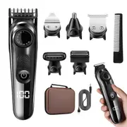 Portable Electric Hair Trimmer Clippers Beard Shaver Cutting Cordless Body Trimmer