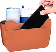 Car Seat Storage Bag - Multifunctional Seat Back Storage Bag,Non-slip Auto Garbage Bin, Sunglasses Holder for Daily Use, Outdoor Commute