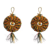 2x Rosewood Hanging Tyre Shredder Bird Pet Interactive Exercise Cage Toy Large