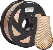 Ickiya Wood PLA Plus (PLA+) 3D Printer Filament, PLA PRO Filament 1.75mm, Dimensional Accuracy +/- 0.02 mm, 1 kg Spool, 1.75mm,Wood 3D Printing Filament Fits for Most FDM 3D Printers