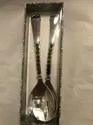 Wild eye Designs salad server wired beads stainless steel unique handcrafted