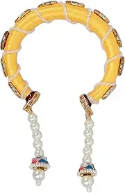 [Vidhyasagar Enterprises] Royal Special Kada for Bhabhi & Sister with Roli Chaval, Free, Acrylic, Garnet