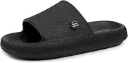 [alpine swiss] Omar Mens Slides Pillow Slippers for Men Ultra Cushioned Cloud Slides Waterproof Lightweight Sandals Quick Drying Non Slip Shower Shoes