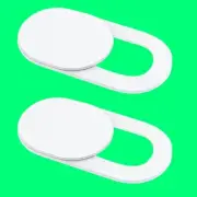 Universal Webcam Lens Cover Easy-Slide Camera Privacy Security, Ultra Thin White
