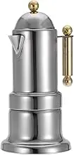 Bewinner Coffee Machines, Stainless Steel Stove Espresso Machine, Mocha Coffee Pot for Home/Office with Safety Valve 4 Cups (50 ml/Cup)/Fine Mesh Filter/Ergonomic Handle