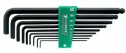 Stahlwille BALL END HEX KEY SET 9-Pieces Chrome Vanadium, Gunmetal Finish