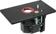 Perfk Router Lift and Woodworking Router Table Insert Plate Lifting Base with Top Plate, Woodworking Engraving DIY Tools