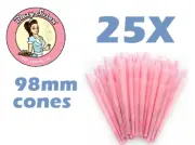 Authentic Blazy Susan Pink Cone 25 ct Pack 98mm pre rolled Cones Organic