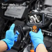 USB C Rechargeable 8mm Industrial Endoscope Inspection Camera with 4.3in Screen