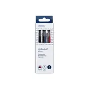 J.Burrows Rollerball Pens 0.7mm 4 Pack