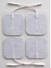 40 Electrode Pads Tens Units 2x2Inch White Cloth Free Shipping! Lowest Price!