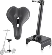 Electric Scooter Seat Saddle, Foldable Adjustable Shock Absorbing Foam Cushion Seat Electric Scooter Modification Accessories, Scooter Seat Saddle for Ninebot F Series F20 F25 F30