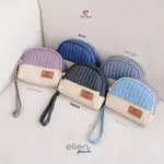 ELLEN POUCH TWO SPACE WALLET BY BLUE NAVY 海軍藍兩色 SPACE 零錢包女士錢