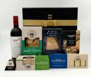 Gourmet Celebration Gift Box Gift Hamper with Penfolds 389 Cabernet