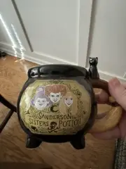 Disney Hocus Pocus Sanderson Sisters Cauldron Sculpted Ceramic Mug | 20 Ounces