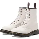 Dr. Martens Women's 9 Bejeweled Leather Suede Boots White Bejewelled