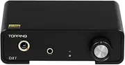 Topping DX1 Support Up to DSD256 and PCM384 THD+N<0.0002% XMOS XU208 Newest AK4493S 2 Gain Settings Hi-Res Audio DAC & Headphone Amplifier(Black)