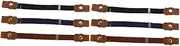 [LIFKOME] 2sets Elastic Stretchy Belts for Boys Girls Boys and Girls Belts and Waist for Dress 3pcs*2