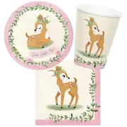 Deer Little One 8 Guest Tableware Party Pack!