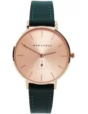 [Mon Choux] Lille Vine Grape Vegan Leather Watch 32mm in Rose Gold