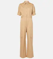 [Max Mara] Max Mara Cotton jumpsuit UK 8 beige