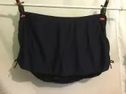 AUTOGRAPH NAVY BLUE "RUCHED" SWIM SKIRT--SIZE 26 NEW AUTOGRAPH--SALE!!