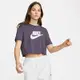 NIKE 上衣 女款 短袖上衣 運動 AS W NSW TEE ESSNTL CRP ICN FT 黑 BV6176-015